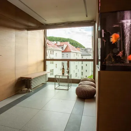 Contemporary With Fireplace & Terrace Apartamento Banská Bystrica