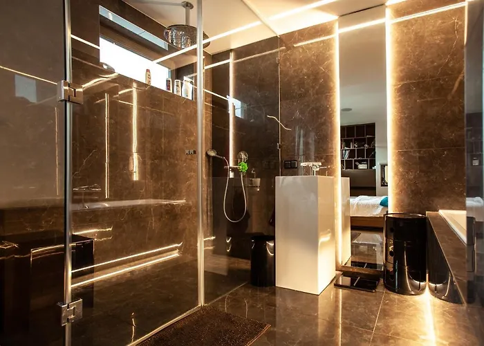 Contemporary With Fireplace & Terrace Apartment